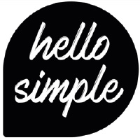 hello simple Logo